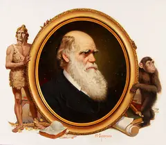Charles Darwin by Ivan Akimovich Sushchenko, 1986, Oil on Masonite, unframed, offered Sep 2012