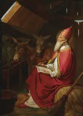 St. Gregory by German School, Oil on panel, offered May 2012