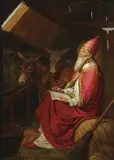 St. Gregory by German School, Oil on panel, offered May 2012