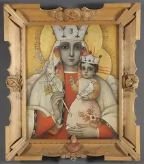 Regina Pacis (Queen of Peace) by Julius Wehinger, 1942, Oil on panel, offered May 2012