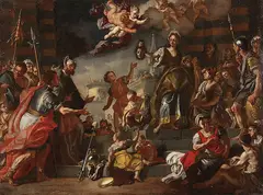 Judith With the Head of Holofernes by Francesco Solimena, Oil on canvas, offered May 2012