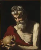 Jusepe de Ribera, Saint Jerome, Oil on canvas
