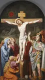The Crucifixion by Joseph von Führich, circa 1870, Oil on canvas, unframed, offered May 2012