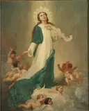 Nicholas Brewer, The Assumption of the Virgin, Oil on canvas