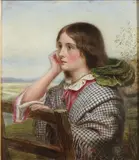 John Watkins Chapman, The Country Lass, Oil on board