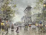 Antoine Blanchard, Porte Saint Denis - Paris