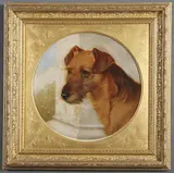 Robert Nightingale, Portrait of a Dog, 1894, Oil on wood panel