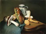 Louis Auguste Augustin, Still Life of Mushrooms, 1894, Oil on canvas