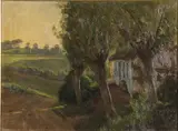 Robert Westphal, Country Cottage, Oil on canvas