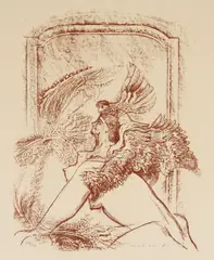 Sphinx by Max Ernst, circa 1959, Lithograph on paper, offered May 2012