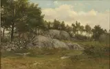 George Frank Higgins, Rocky Clearing, 1888, Oil on canvas