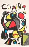 Copa del Mundo de Futbol - España 1982 (Football World Cup - ​​Spain 1982) (M. 1250) by Joan Miró, 1981, Lithograph in colours, on Arches paper, the full sheet, sold Sep 2023