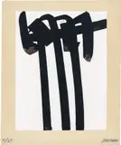 Pierre Soulages, Lithographie No. 28 (Lithograph No. 28) (E. & M. 76), 1970, Lithograph in colours, on Arches paper, with full margins