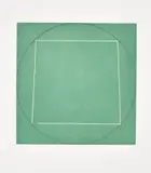 Robert Mangold, Untitled, from Seven Aquatints, 1973, Etching and aquatint in colours, on BFK Rives paper, with full margins