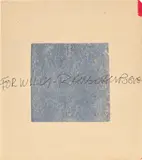Robert Rauschenberg, Untitled, circa 1970, Silver foil, on Japan paper, with full margins, with accompanying photograph