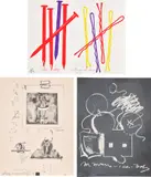 The New York Collection for Stockholm: three plates (G. 68, A. & P. 103) by Robert Rauschenberg, James Rosenquist & and Claes Oldenburg, 1973, One lithograph in colours, one screenprint and lithograph in colours, and one screenprint in colours, on wove paper, the, sold Sep 2023