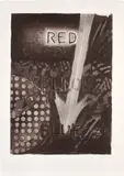 Jasper Johns, Untitled (Red) (U.L.A.E. 224), 1982, Etching in colours, on BFK Rives paper, with full margins