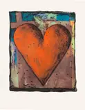 Jim Dine, The Hand-Colored Viennese Hearts VII (C. 34.7), 1990, Screenprint, etching and aquatint in colours with hand-colouring in acrylic, on Arches paper, with full margins