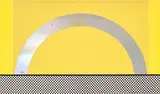 Roy Lichtenstein, Landscape 7, from Ten Landscapes (C. 57), 1967, Screenprint in colours with collage of iridescent silver Mylar, on 4-ply rag board, the full sheet