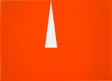 Carmen Herrera, Red With White Triangle