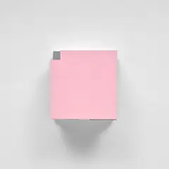 Imi Knoebel, IT, 1998, Aluminium multiple painted with pink acrylic
