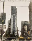 Christo & Jeanne-Claude, Wrapped Building, Project for 1 Times Square, New York (S. 128)