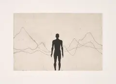 Antony Gormley, Horizon Field, 2010, Etching, on BFK Rives paper, with full margins