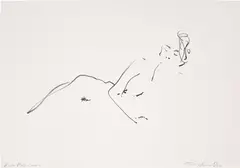 Kate Moss 2000 by Tracey Emin, 2006, Polymer-gravure etching, on Zerkall paper, with full margins, sold Sep 2023
