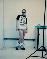 Sam Taylor-Johnson, Fuck, Suck, Spank, Wank, 1993, Chromogenic print, on semi-gloss double weight photo paper, the full sheet