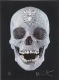 For The Love of God by Damien Hirst, 2009, Screenprint in colours with diamond dust, on wove paper, the full sheet, sold Sep 2023