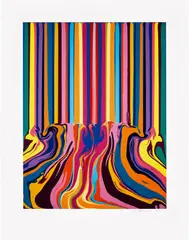 Uplift, from The Help Portfolio by Ian Davenport, 2020, Archival inkjet print in colours, on Somerset Satin paper, with full margins, sold Sep 2023