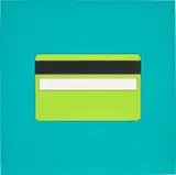 Michael Craig-Martin, Credit Card, from Objects Of Our Time, 2014, Screenprint in colours, on Somerset Satin paper, the full sheet