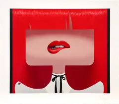 Oli Epp, Red, 2022, Giclée print in colours with varnish overlay, on Somerset Satin paper, with full margins