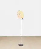 Alex Katz, Jessica (Cutout edition, weather vane) (S. 352), 2002, Shaped aluminium multiple with screenprint in colours on both sides, with a bronze stand and base