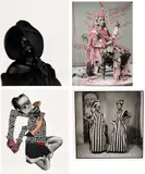 Various Artists, THREE, 2020, The complete artist's book containing eight prints in various media, on various supports, the full sheets loose (as issued), all contained in the original pale grey paper boards