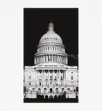 Robert Longo, Untitled (Capitol Detail), from Charcoal, 2017, Ditone print, on Hahnemühle photo paper, with full margins, with the accompanying book Robert Longo Charcoal , and the original grey portfolio