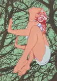 Ángeles Agrela, Contorsionista (Contortionist), 2010, Screenprint in colours, on Somerset Velvet paper, the full sheet