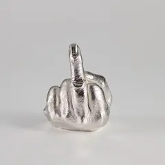 Artist’s Hand by Ai Weiwei, 2017, Cast urethane resin multiple with electroplated rhodium, contained in the original cardboard presentation box, sold Sep 2023