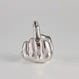 Ai Weiwei, Artist’s Hand, 2017, Cast urethane resin multiple with electroplated rhodium, contained in the original cardboard presentation box