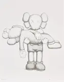 Kaws, COMPANIONSHIP IN THE AGE OF LONELINESS, 2019, Screenprint, on Arches Aquarelle paper, with full margins, with accompanying limited edition exhibition catalogue and original grey Wibalin Buckram-bound presentation box