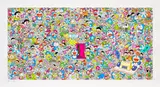 That Sounds Good, I Hope You Can Do That by Takashi Murakami, 2019, Screenprint in colours with cold-stamped gold foil, on wove paper, with full margins, sold Sep 2023