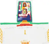 David Hockney, China Diary (M.C.A.T. 254), 1982, Lithograph in colours, on Somerset paper, the full sheet folded three times to form four panels (as issued), with the accompanying book and text by Stephen Spender in original red paper boards with gilt design on cover