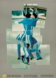 David Hockney, XIV Olympic Winter Games, Sarajevo (B. 135), 1984, Offset lithographic poster in colours, on thick wove paper, the full sheet