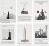 David Hockney, Rapunzel, from Illustrations for Six Fairy Tales from the Brothers Grimm (S.A.C. 81-86, M.C.A.T. 78-83), 1969, The complete leporello with six etchings (five with aquatint), and texts, printed on one sheet of Hodgkinson handmade paper watermarked 'DH / PP', with full margins