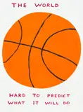 David Shrigley, The World, 2021, Screenprint in colours with varnish overlay, on Somerset Satin paper, with full margins