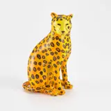 David Shrigley, I Cannot Change My Spots But I Have No Desire To Change My Spots, from You Are Special Series, 2021, White earthenware sculpture painted in colours and glazed, contained in the original foam-lined wooden box with printed design on the lid
