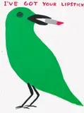 David Shrigley, I've Got Your Lipstick, 2021, Screenprint in colours, on wove paper, the full sheet