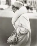A woman passing on the street, N.Y.C. by Diane Arbus, 1971, Gelatin silver print, printed later by Neil Selkirk, offered May 2023