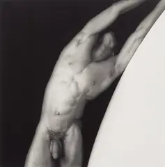 Thomas by Robert Mapplethorpe, 1986, Gelatin silver print, mounted, sold May 2023