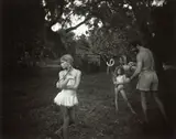 Sally Mann, Crossed Braids, 1992, Gelatin silver contact print